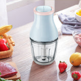 220V 600ML Mini Electric Meat Grinder Multifunction Complementary Food Machine 2 Gear Control Food Mixer