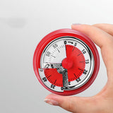 Kitchen Mechanical Timer Baking Reminder Timer Student Time Manager Stainless Steel With Magnet no need battery