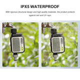 Waterproof Sprinkler Controller Electronic Irrigation Regulator Automatic Irrigation Timer 3 Separate Timing Watering Device