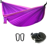 Outdoor furniture camping hammock outdoor garden hammock portable parachute nylon 300x180 double widened hammock