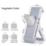 Chopping Artifact Set Multi-function Slicer For Kitchen Stand Fruit Vegetable Cutter With Multi Blade Food Chopper Garlic Masher