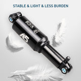 Bicycle Air Rear Shock Absorber Rebound Air Pressure Adjustable Mountain Bike Rear Air Chamber Pressure for Folding Bike MTB