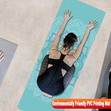 2021 New PVC Beautifully Constellation Printed Yoga Mat 6MM Beginner Non-slip Fitness Mat for Gym Home Travel Pad