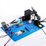 Repair Pad Insulation Heat-Resistant Soldering Station Silicon Soldering Mat Work Pad Desk Platform for BGA Soldering Station