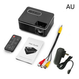 1080P  Mini Projector Home Theater Cinema AV VGA USB Portative Wired