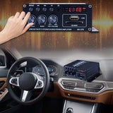 AK370 Mini Audio Power Amplifier 2x20W Portable HiFi Stereo Sound Amplifier Speaker Amp Support FM Radio for Car and Home