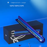 2 In 1 Flat Iron Hair Straightener&amp;Curler Ceramic Hair Curling Iron Waver Hair Crimper Twisted Hair Straightening Hair Styler