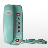 Big Buttons Small Phone Corded Fixed Telephone with Pause and Redial, Indicator Light, Desktop &amp; Wall Mountable for Home