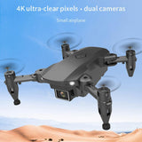 Foldable Quadcopter UFO Flying Helicopter Toys RC Mini Drone With 4K HD Dual Camera Christmas Gifts For Children And Adults
