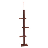 Domestic Delivery Cat Toy Scratching Wood Climbing Tree Mouse Toy Cat Jumping Toy  Climbing Frame Cat Furniture Scratching Post