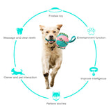 Outdoor Training Dog Toys Frisbee Football Bite Resistance Toy for Dogs Pet Products Plush Accessories Supplies Interactive Home