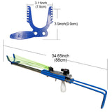 Stainless Steel Catapult with 12 Strand Rubber Band Laser Hunting Slingshot Powerful Slingshot Rifle Outdoor Shooting