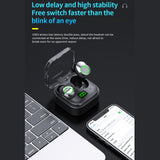 BT5.3 True Wireless Headphones with Microphone In-ear Music Earphone Noise Reduction Sport Headset Mini Earbuds