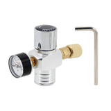 CO2 Mini Gas Regulator CO2 Charger 0-60 PSI Keg Charger Beer Kegerator Portable Mini Barrel Regulator