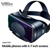 Original VR Virtual Reality 3D Glasses Box Stereo VR Google Cardboard Headset Helmet for IOS Android Smartphone,Bluetooth Rocker