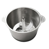 2 Speeds 250W Stainless Steel 2L Capacity Electric Chopper Meat Grinder Mincer Food Processor Slicer,EU Plug