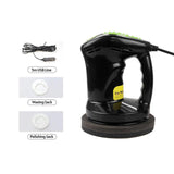 Electric Buffer Polisher with Automotive Wire 5 Inch 80W DC 12V 1500rpm Polishing Waxing for Car Blue