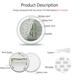 2022. Smart Home Temperature And Humidity Sensor With LED Screen Works With Google Assistant and Tuya Zigbee Hub