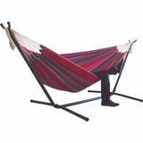 Undefined Two-person Hammock Camping Thicken Swinging Chair Outdoor Hanging Bed Canvas Rocking Chair Not with Stand 200*150cm