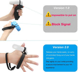 5in1 Knuckle Strap+Grip Cover+Hand Strap+VR Lens Dust cover+Thumb Button Cap for Oculus Quest 2 VR Controller Accessories