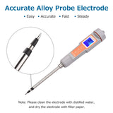 Soil Tester 3 in1 EC/TDS/ Temperature Digital Soil Test Probe Meter with Backlight Screen Portable Soil Salinity Tester