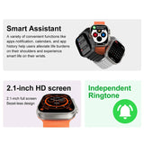 DT8 Ultra Max Smart Watch Men Wowen 49mm Series 8 Compass NFC BT Call Wireless Charging AI Voice Fitness Tracker Smartwatch
