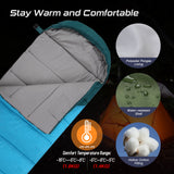 RELAXYEE Camping Sleeping Bag for Adults Outdoor Water-resistant Cold Weather Sleeping Bag Compact Gear for 3 Seasons Traveling
