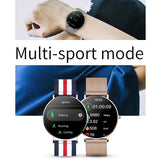 T8 Smart Watch Women Men AMOLED Ultra Thin Luxury Heart Rate Blood Oxygen Fitness Tracker Ladies Bracelet Smartwatch