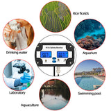2 in 1 Digital Water Quality Tester PH Salinity Meter Water Analyzer Smart Monitor For Aquarium Pool Spa Seawater Horticultural