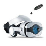 3D VR Glasses Helmet VR Glasses Virtual Reality Headset For IOS Android Smartphone Goggle 3D Lenses Wite Control handle