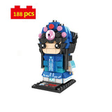 City Creator Spring Festival Series Chinese Traditional Culture Art Performance Qin YI Wu Dan Hua Dan Building Blocks toys