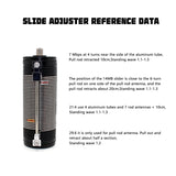 Pac-12 Shortwave Antenna Portable 8 Band Vertical Antenna Shortwave Antenna Outdoor Terrace Antenna 7 Mhz-50 Mhz