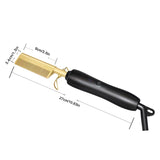 Hair Straightener Flat Irons Straightening Brush Hot Heating Comb Hair Straight Styler Corrugation Curling Iron Hair Curler Comb