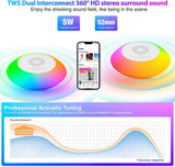 3 In 1 LED Colorful Pool Lights Portable Waterproof Music Bluetooth Speakers Floating HD Stereo Sound Wireless Hot Tub Pool Lamp