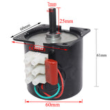 1 Pcs Incubator Turn egg Axis length 25mm 220VAC 50Hz 14W Speed 2.5r/min No gear Claw pole permanent magnet Synchronous motor