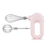 Electric Mixer Wireless Portable Food Mixers with 2 Mixing Head Handheld Blender Rechargeable Whisks Dough Stirrer Eggbeater