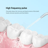 High Frequency Teeth Cleaner Plaque Tartar Remover Device Electric Dental Water Flusher Tongue Orthodontic Nozzle Oral Irrigator