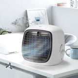 USB Desk Mini Fan Portable Air Cooler Fan Air Conditioner Desktop Air Cooling Fan Humidifier Purifier for Home Office