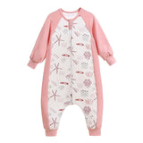 Baby Sleep Bag Wearable Blanket Thicken Anti-kick Long Sleeve Keep Warm Casual Pajamas With Legs Bedding Autumn Winter Home