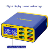 MECHANIC USB Multi Port Charger Icharge 6M QC 3.0 Mobile Phone Tablet Fast Charging Intelligent Digital Display Multi Interface
