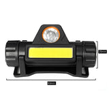 USB Rechargeable LED Headlamp Headlight Flashlight Head Lamp Torch Waterproof Outdoor Camping Portable Flashlight