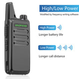 2 PCS Baofeng Professional BF-T20 Walkie Talkie 16 Channels UHF 400-470MHZ Support USB Charging For BF-C9 BF-888S Two Way Radio