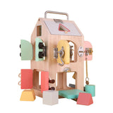 Toddler Montessori Activity Board Wooden Unlock Educational Toys Children's Concentration Training Multifunction Teaching Aids