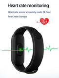 M5 Smart Sport Band Fitness Tracker Pedometer Heart Rate Blood Pressure Monitor Bluetooth Smartband Bracelets Men Women Hot Sale