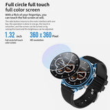 13.2 inches 360*360 Pixels Big Screen Full Round Smart Watch Men Waterproof Band Heart Rate Smatwatch CF81 Women For Android IOS