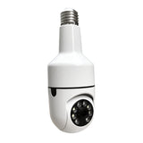 360° Moving Head Bulb Camera, HD Wifi Security Camera, Active Defense Ceiling Camera With Sound And Light Alarm