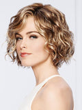 Women's short hair fluffy twist wig head cover chemical fiber wig