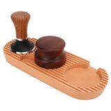 Coffee Tamper 4 Hole Slots Coffe Tamping Station for Cafe
