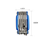 High Quality 11 In 1 Mini Repair Pocket Folding Tool Bicycle Moutain Road Bike Tool Set Cycling Multi Repair Tools Kit Wrench
