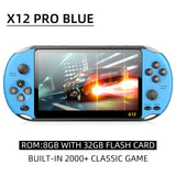 Powkiddy X12 Pro Video Game Retro Consoles Portatil Handheld Game Players 2000 Games 5.1 Inch Screen